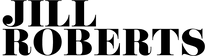 JILL ROBERTS LOGO BLACK WRITING ON TRANSPARENT BACKGROUND