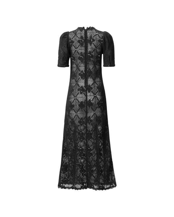 Stella Noir Crochet Dress