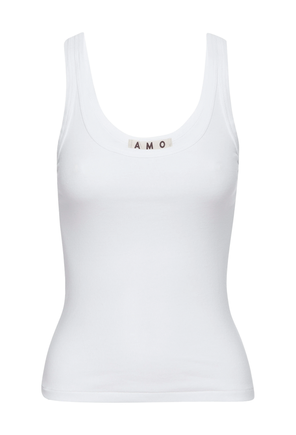 White tank top on a transparent background