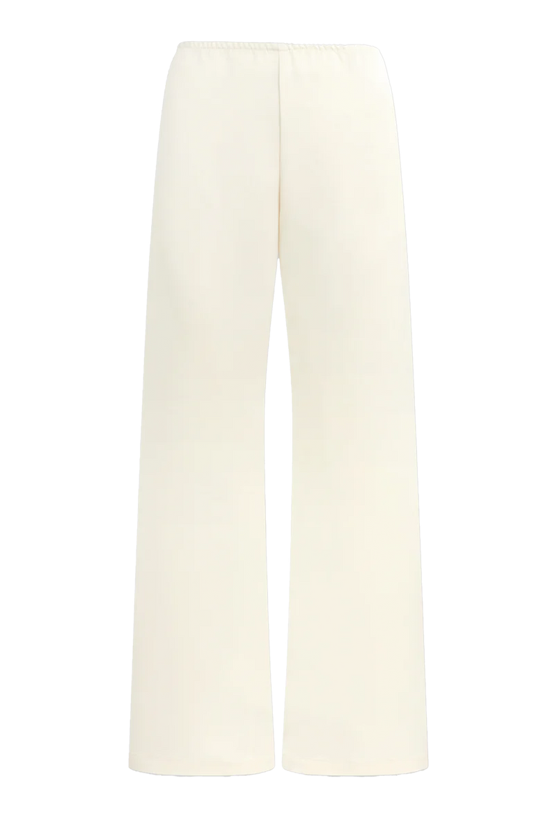 White pants on a white background
