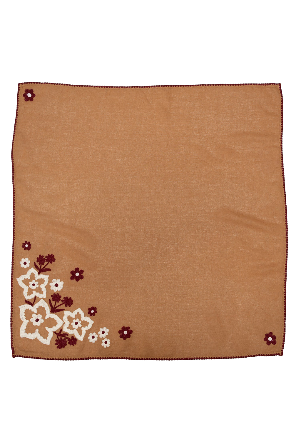 Chainstitch Silk Noil Bandana