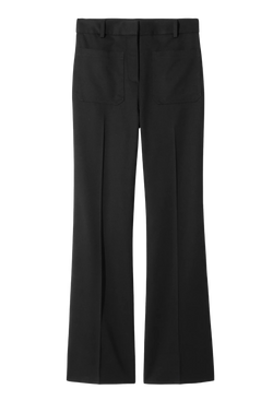 Black pants on a white background