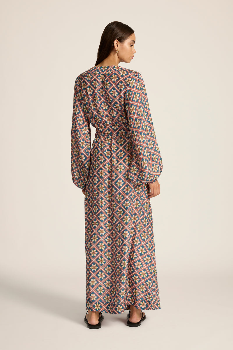 Luna Maxi Wrap Dress