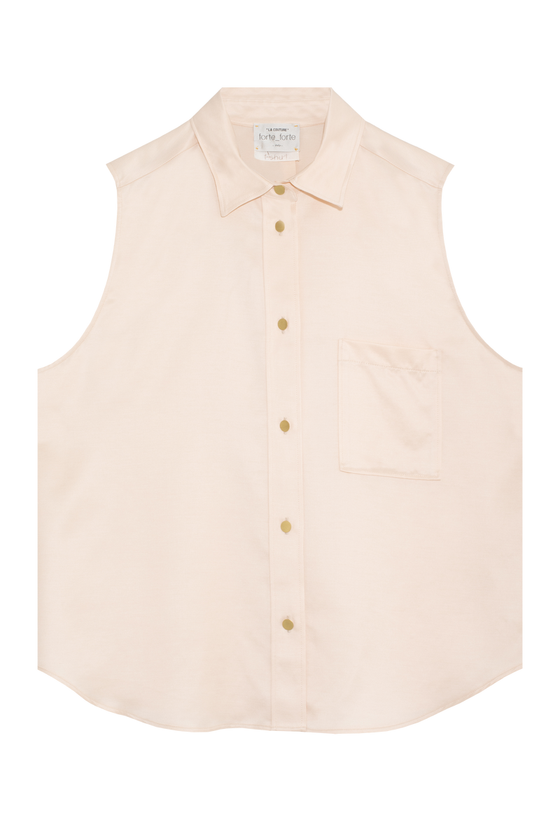 Oversized Sleeveless Shirt