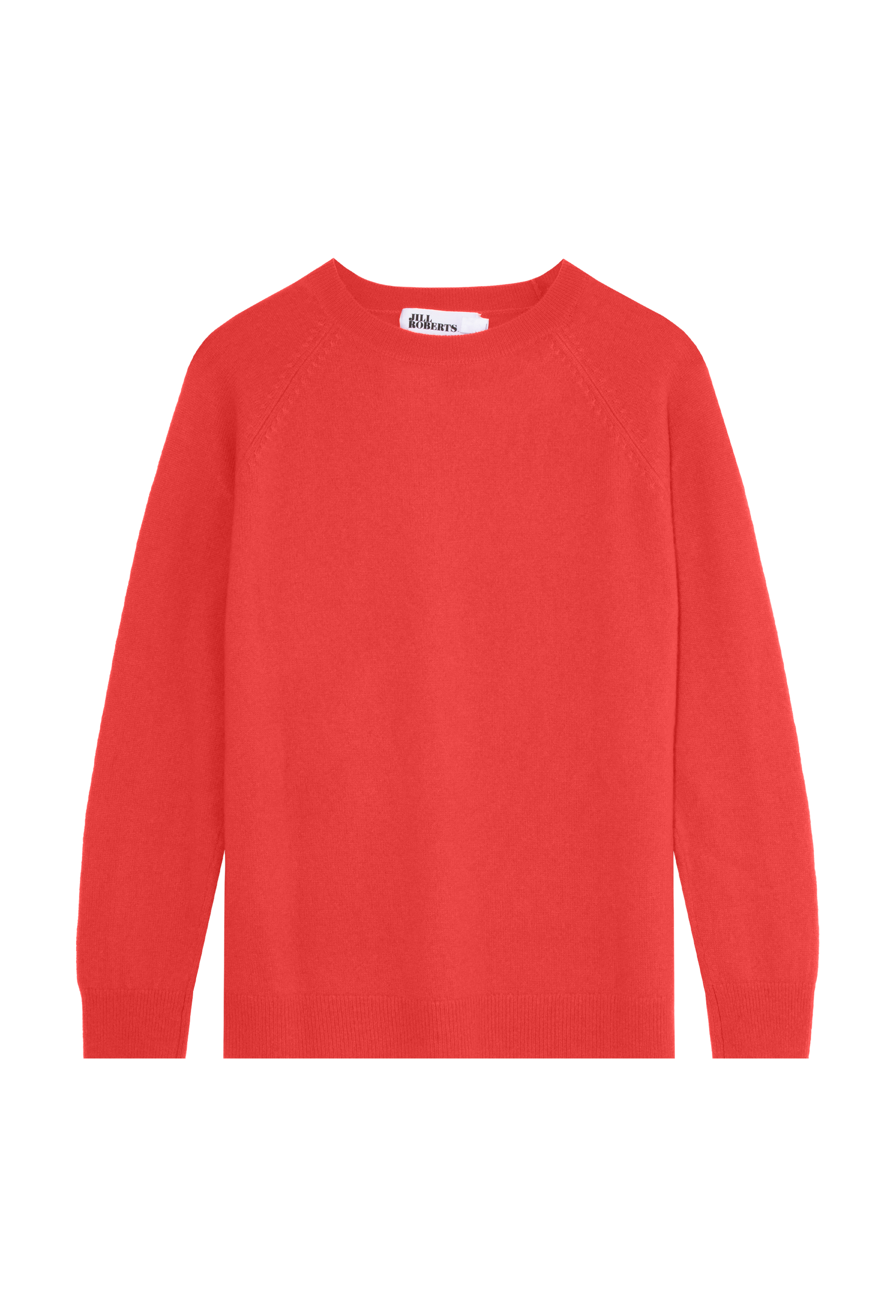 Red sweater on a white background