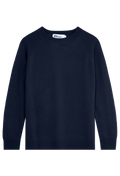 Navy blue sweater on a transparent background