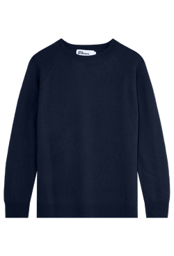 Navy blue sweater on a transparent background