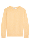 Yellow sweater on a white background