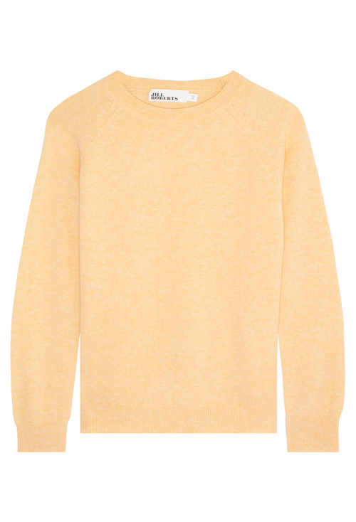 Yellow sweater on a white background