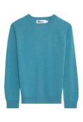 blue sweater on a white background