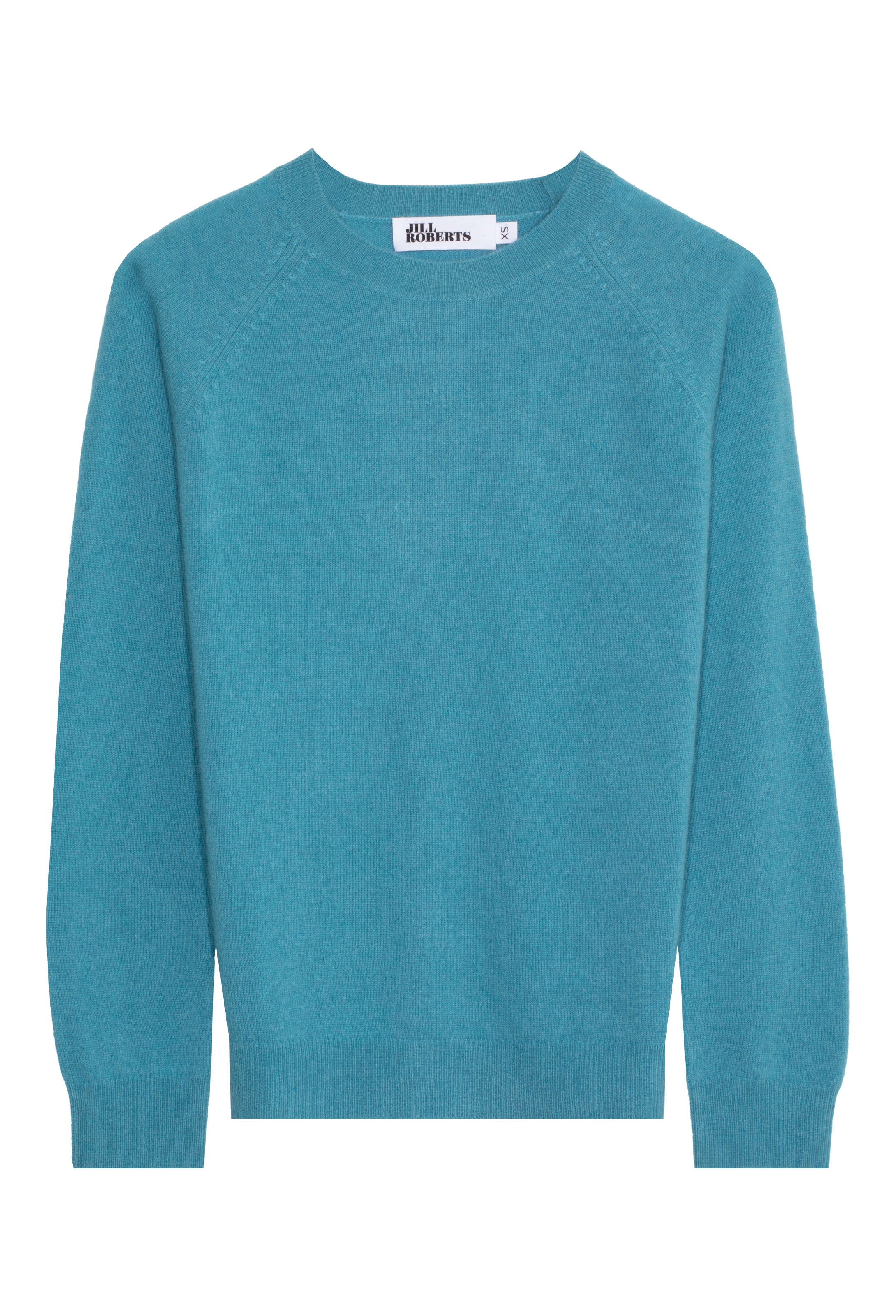 blue sweater on a white background