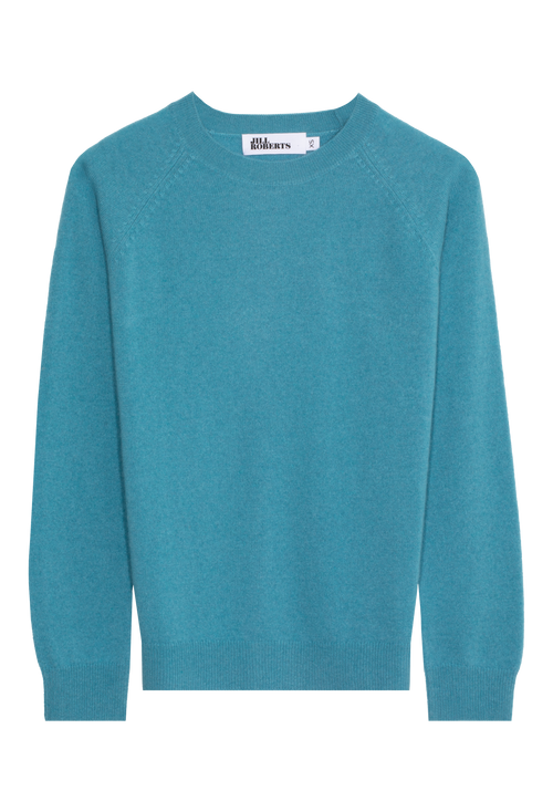 blue sweater on a white background