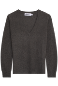 Dark gray sweater on a white background