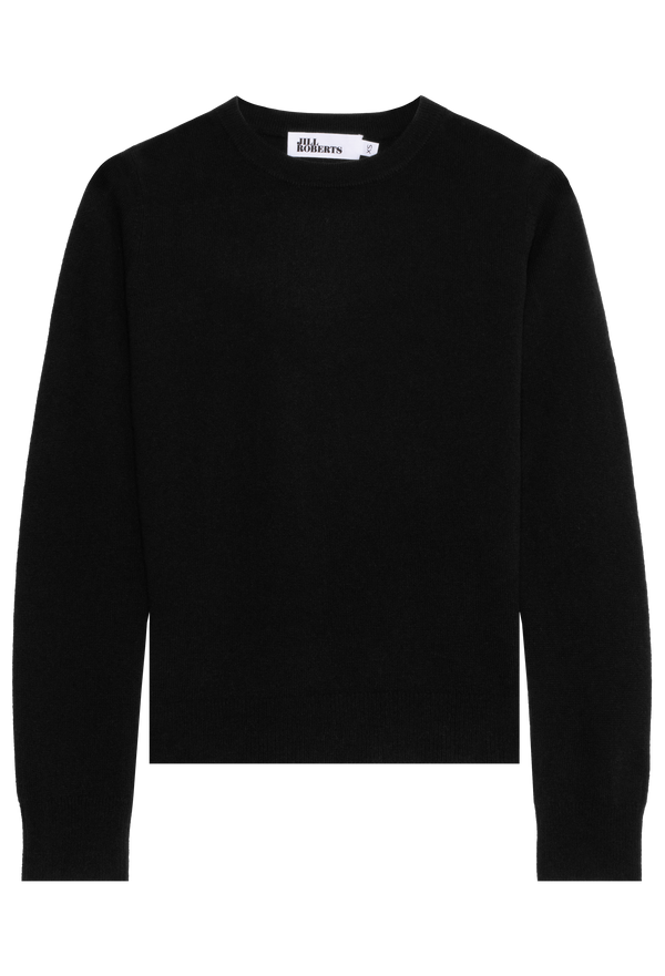 Black sweater on a white background