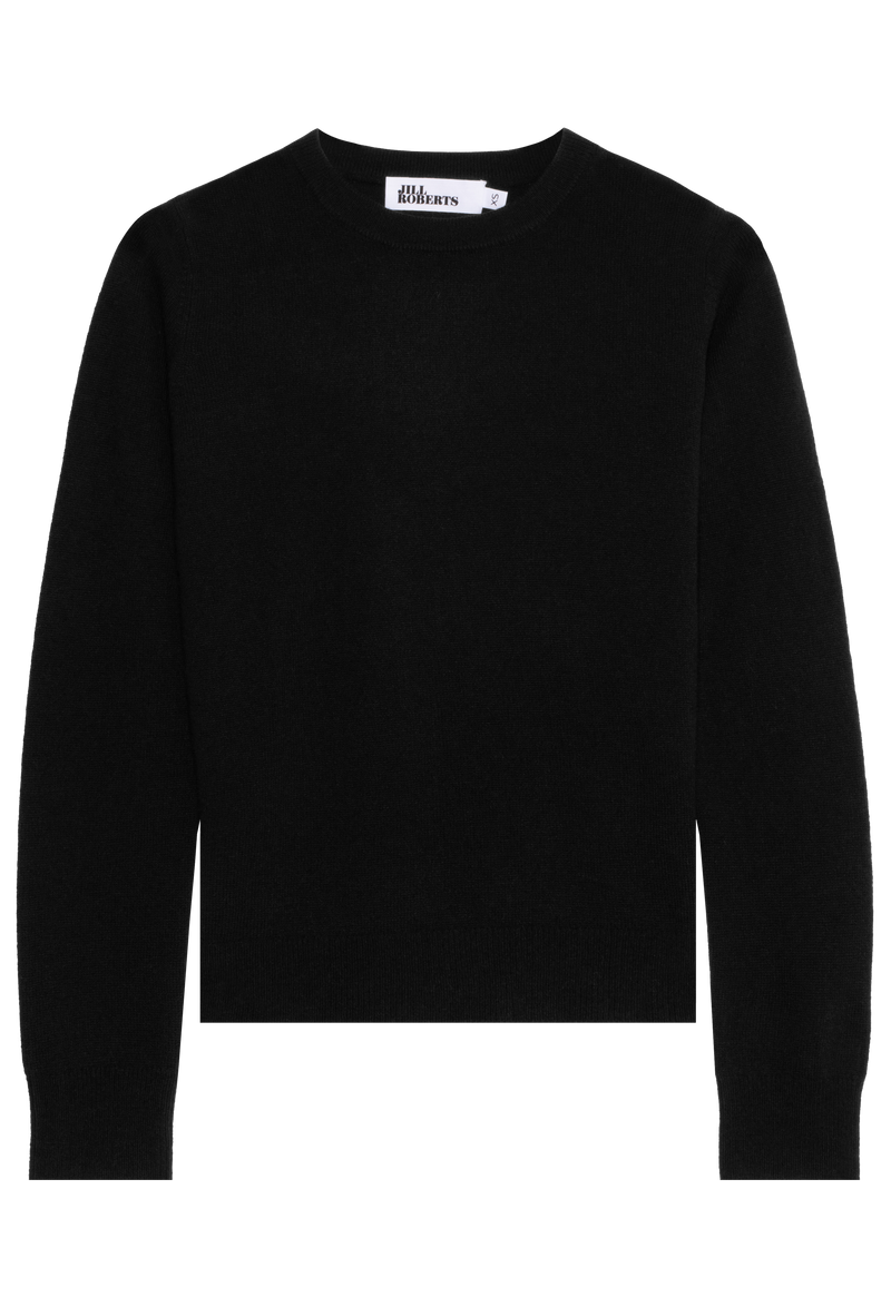 Black sweater on a white background