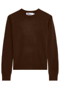 Brown sweater on a white background