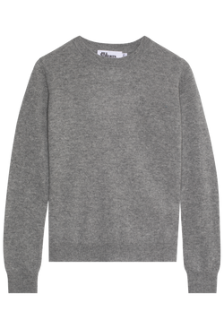 Gray sweater on a white background