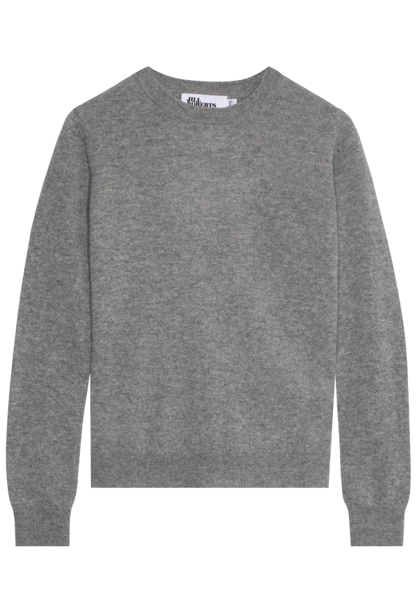 Gray sweater on a white background