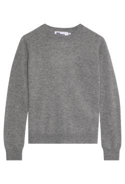Gray sweater on a white background