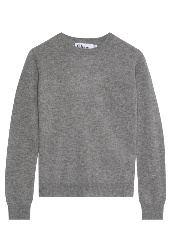 Gray sweater on a white background