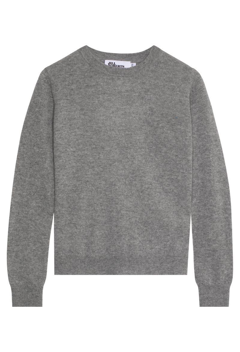 Gray sweater on a white background