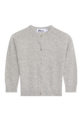 grey cardigan on a white background