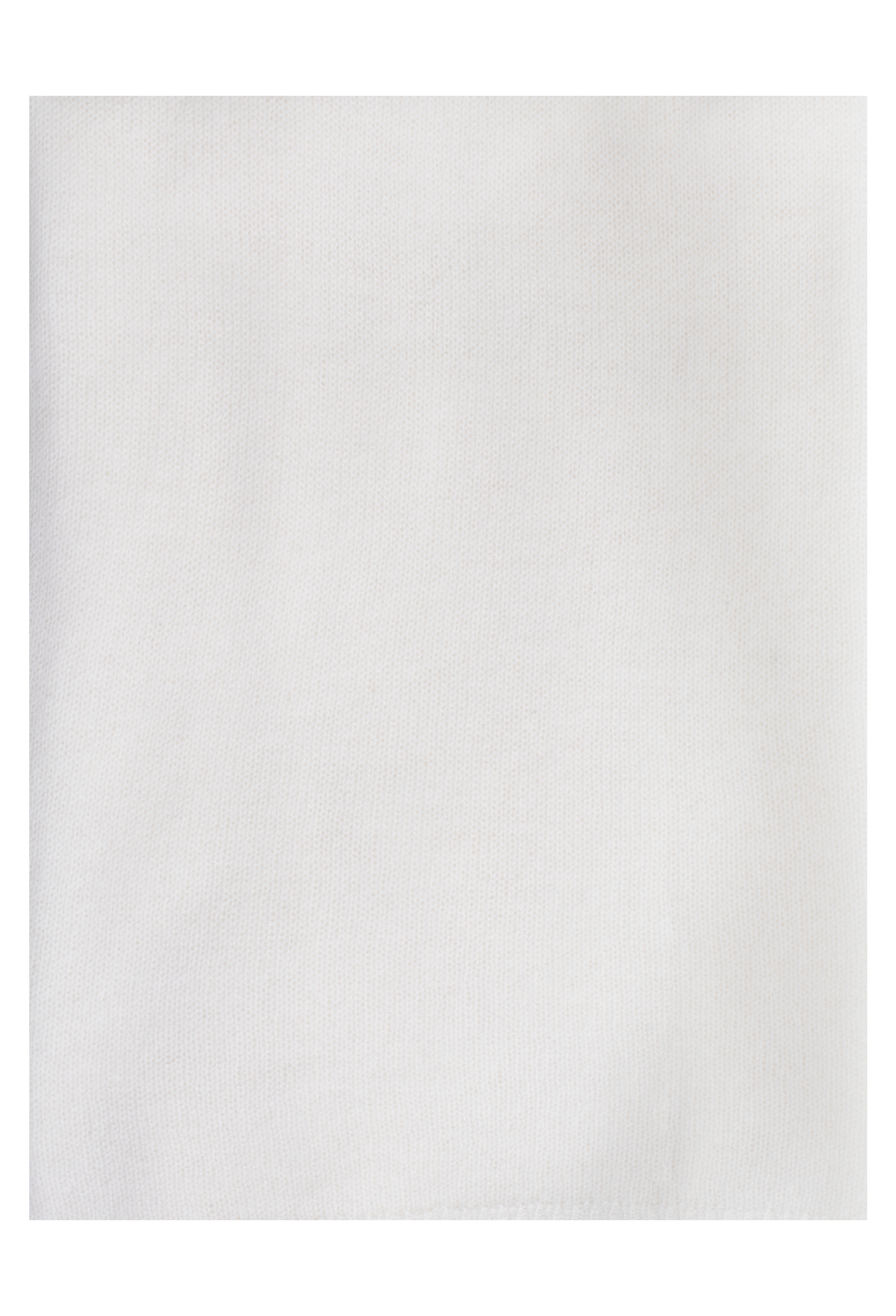 folded white scarf