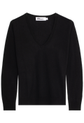 Black sweater on a white background