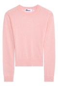 Pink sweater on a white background