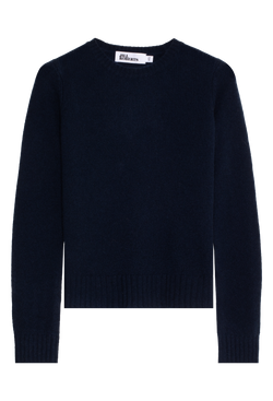 navy cashmere sweater on a transparent background