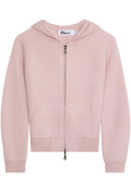 Pink hoodie on a white background