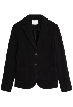 Black blazer on a white background