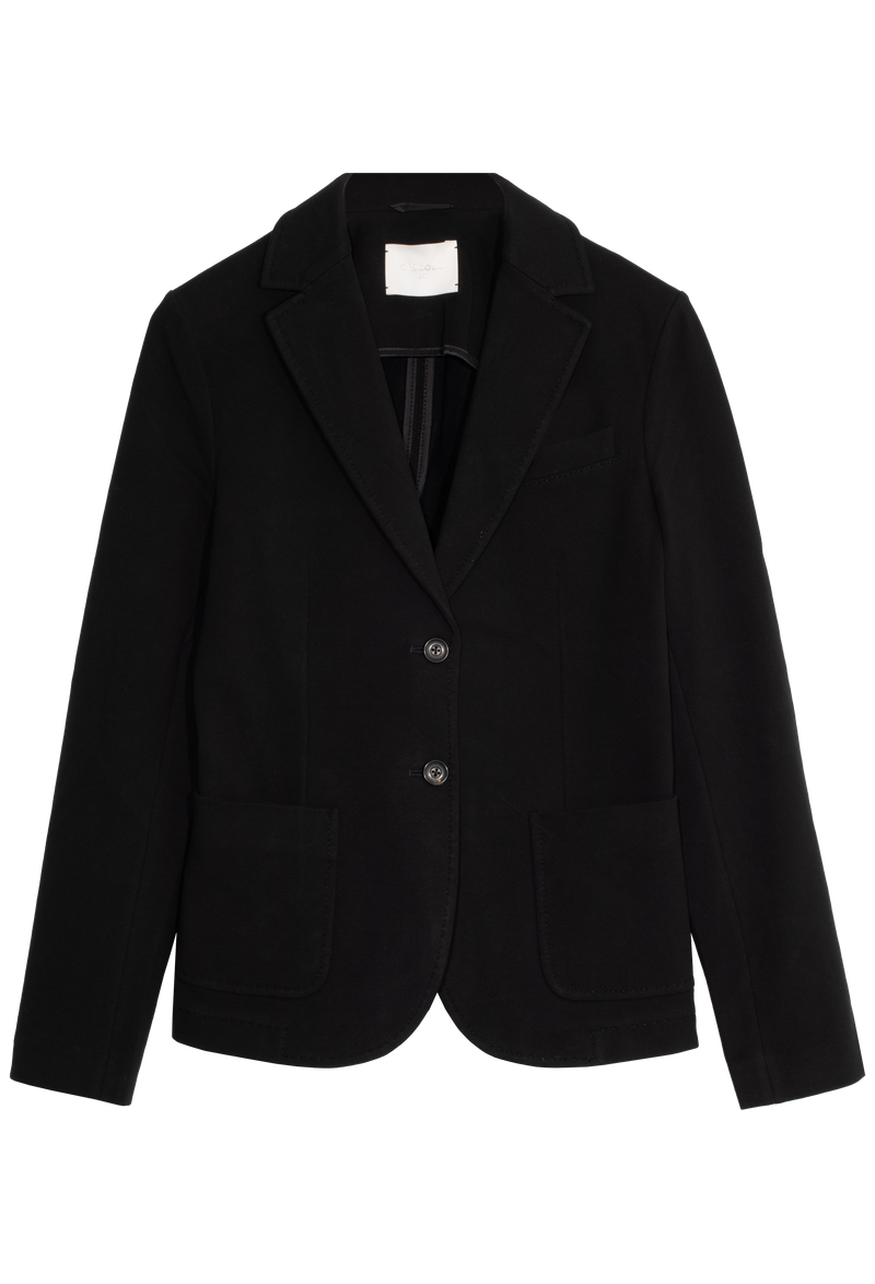 Black blazer on a white background