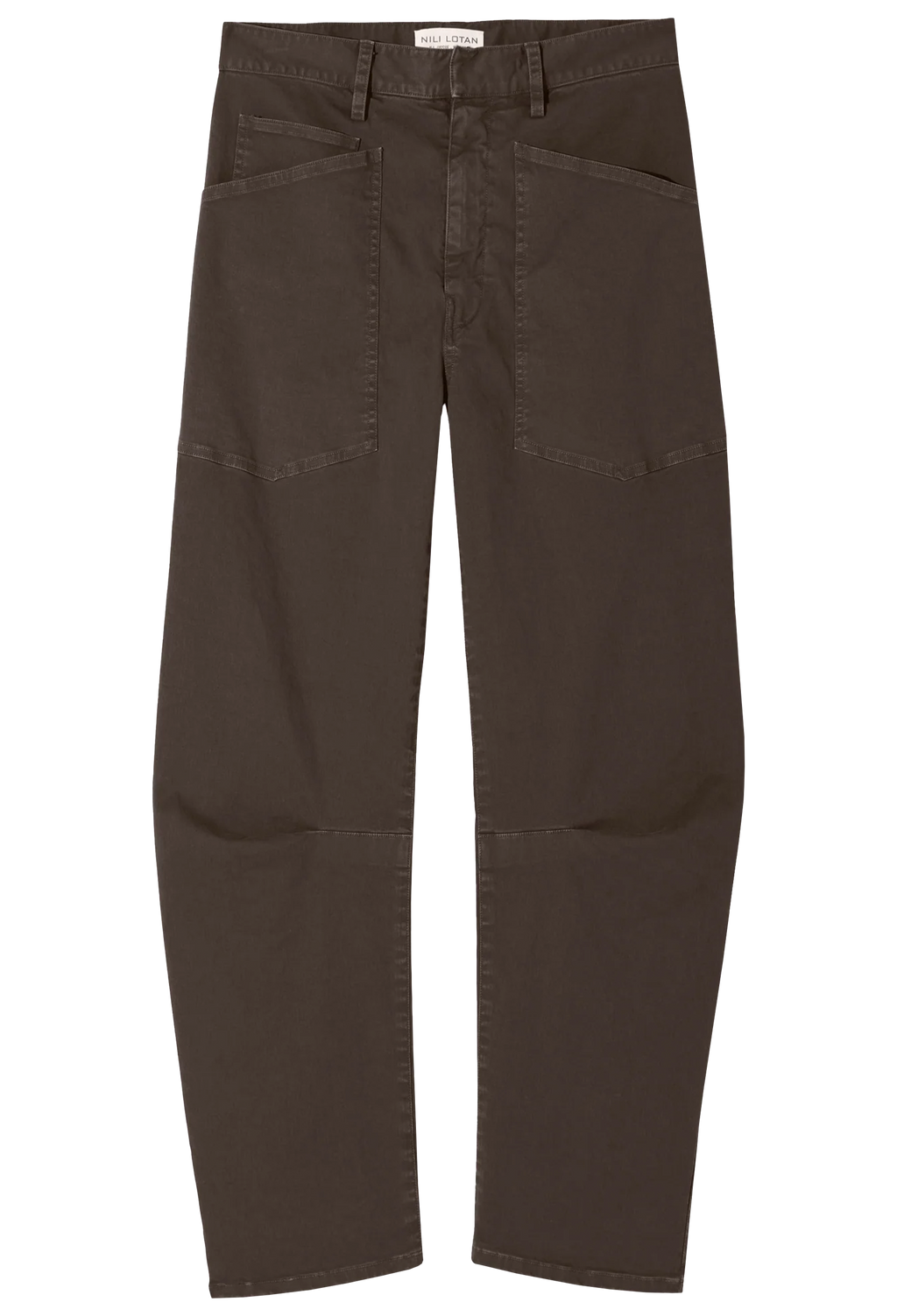 Brown pants on a white background
