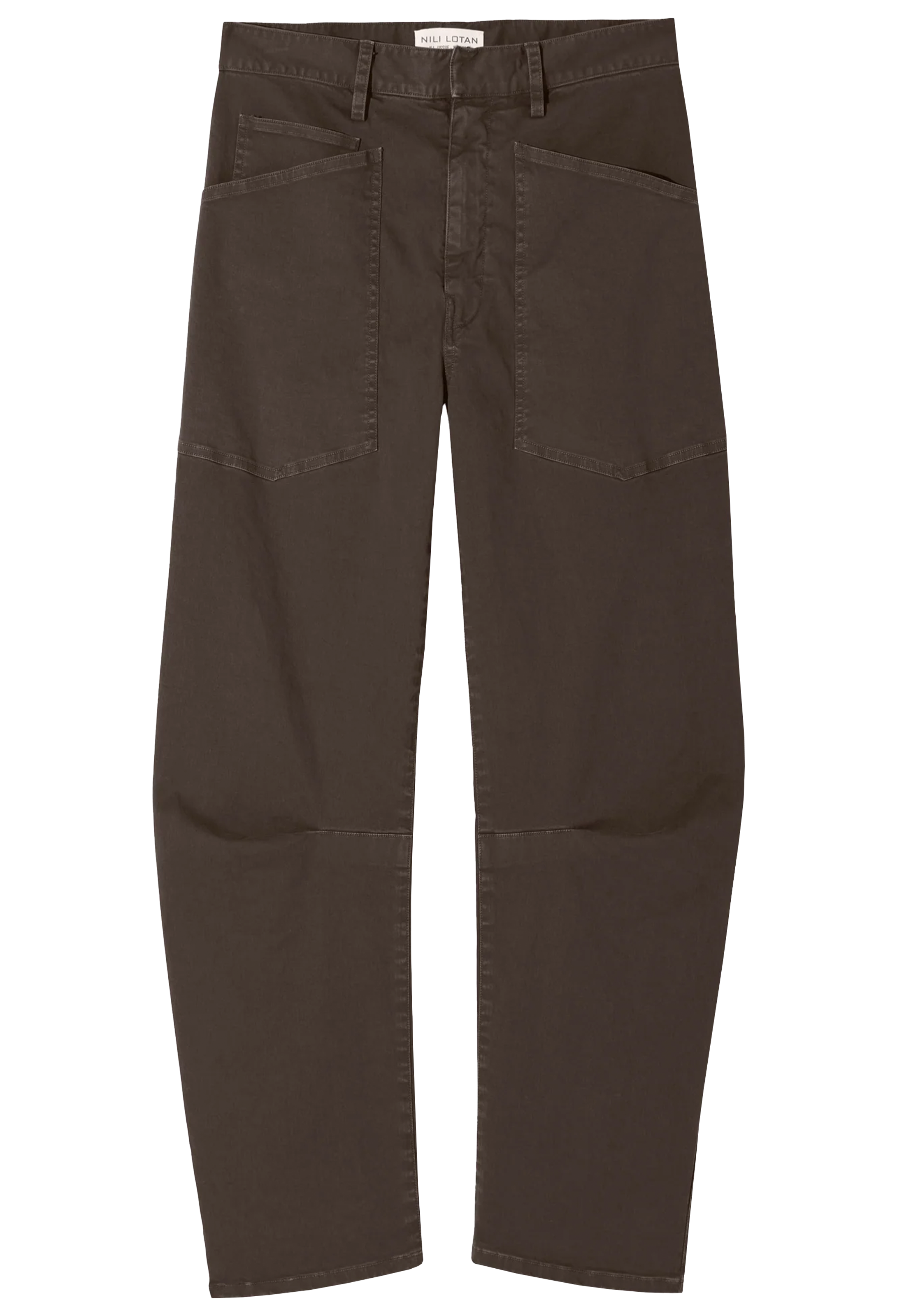Brown pants on a white background