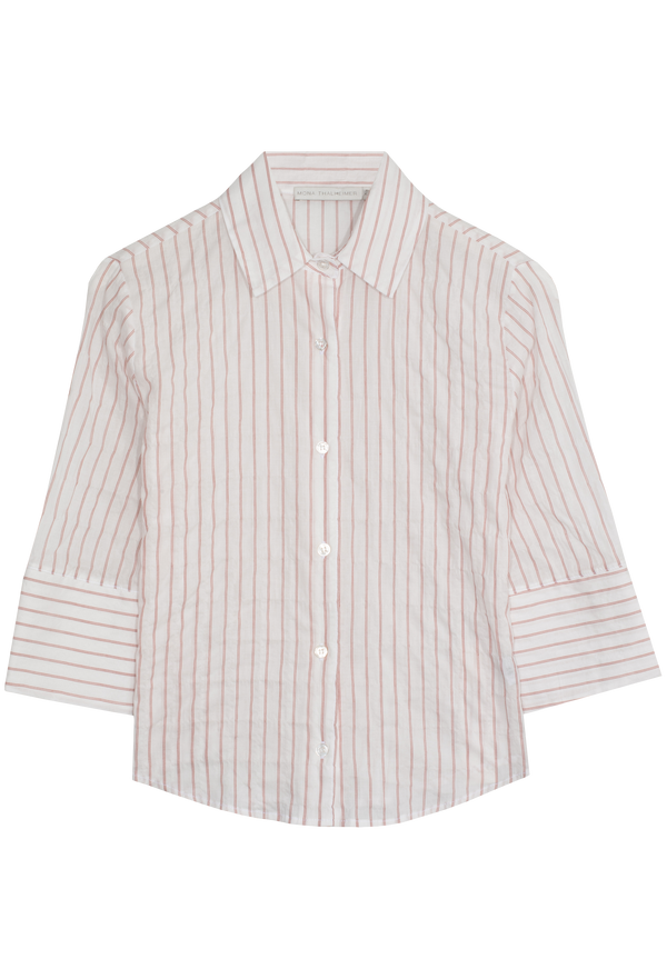 Striped shirt on a white background