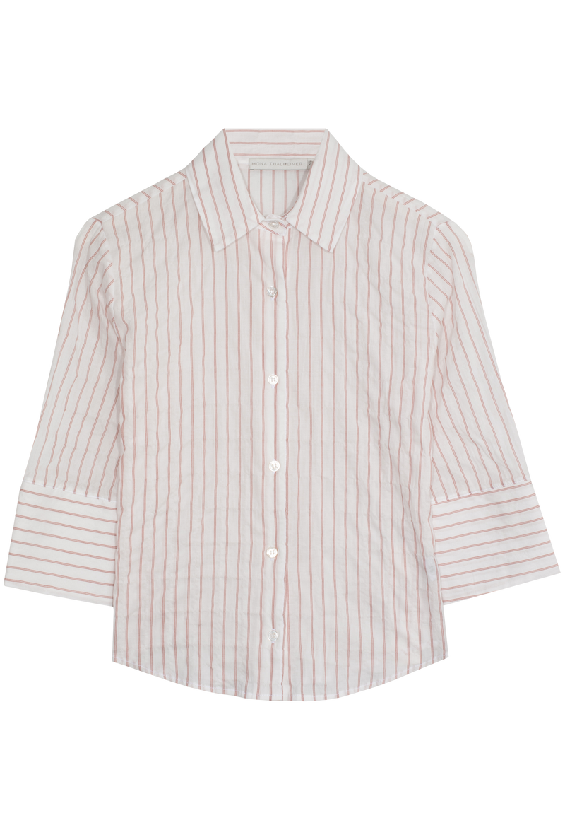 Striped shirt on a white background