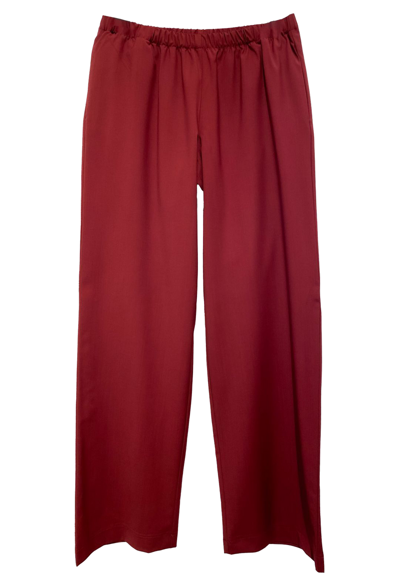 Red pants on a white background