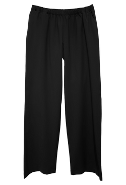 black pants on a white background