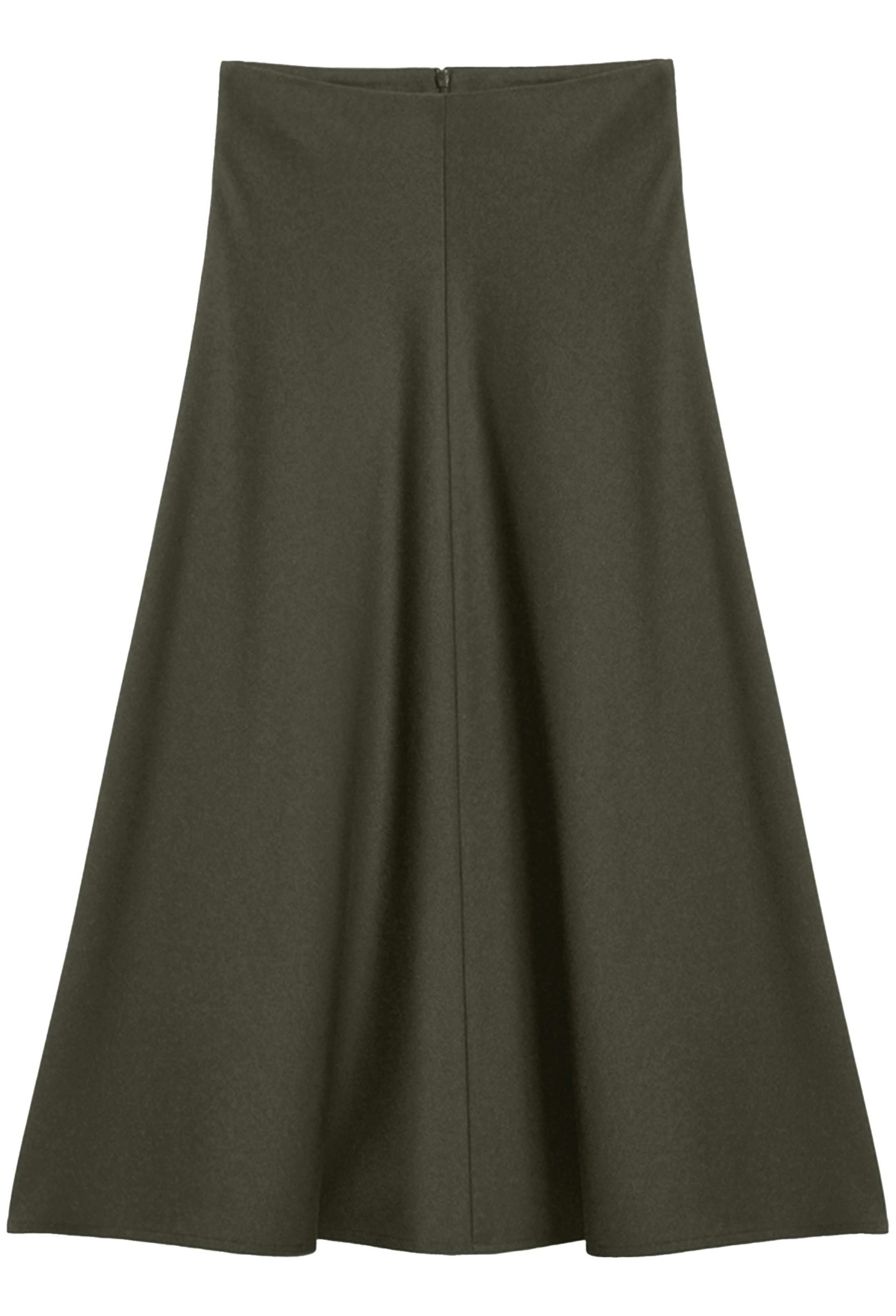 Green skirt on a white background