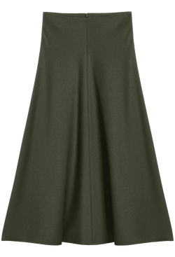 Green skirt on a white background