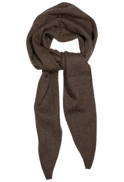 Brown scarf on a white background