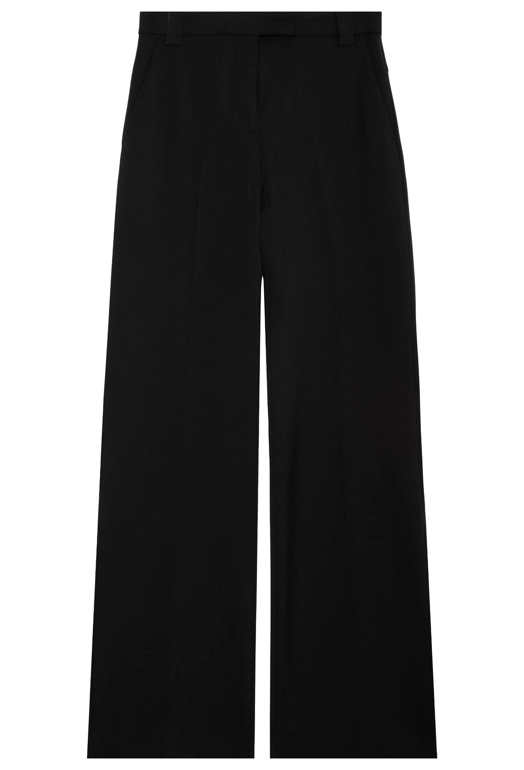 Black pants on a white background