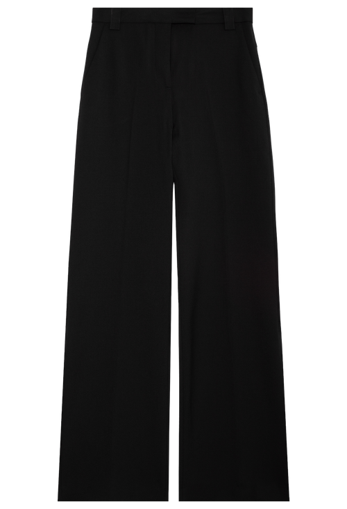 Black pants on a white background