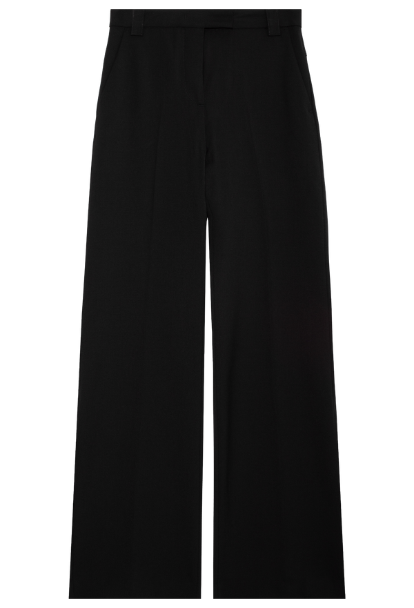 Black pants on a white background