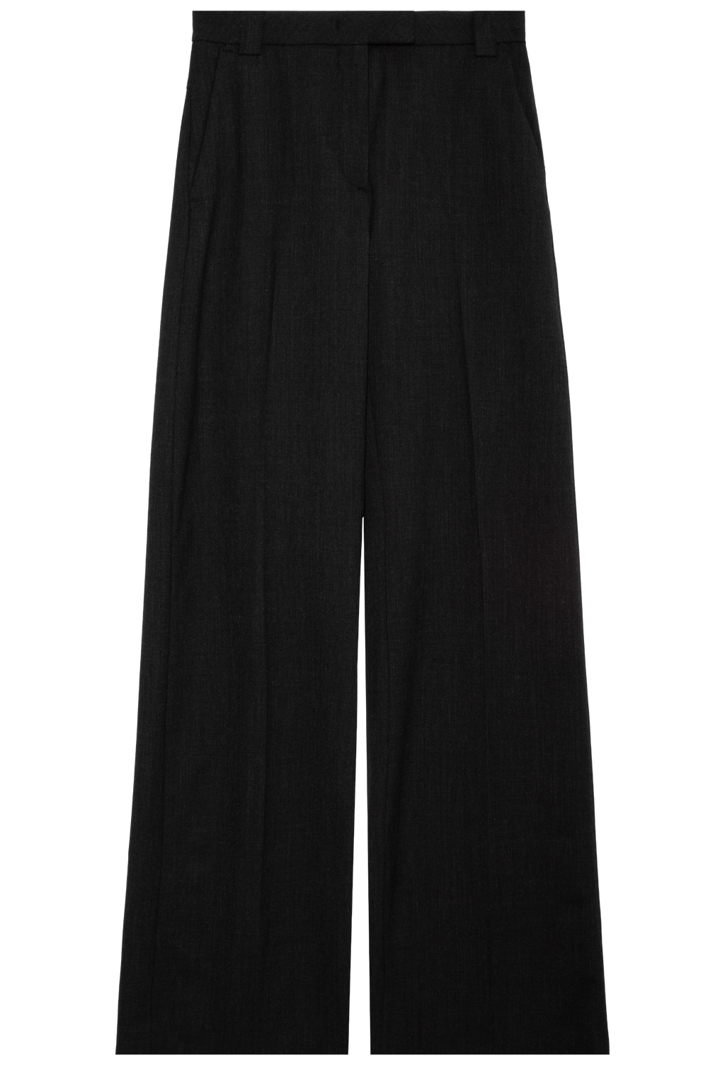 Black pants on a white background