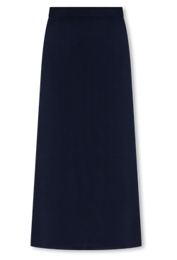 Navy blue skirt on a white background