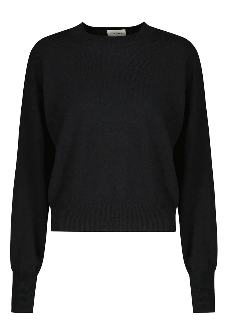 Black sweater on a white background