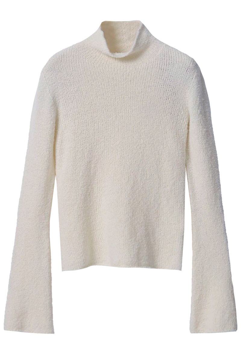 White sweater on a white background