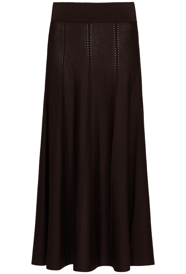 brown skirt on a white background